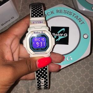 Rare vintage polka dot baby G watch